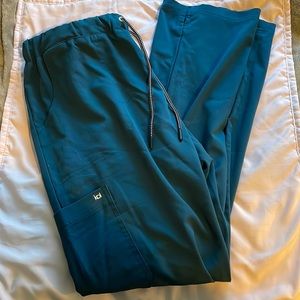 Koi next gen scrub pants teal